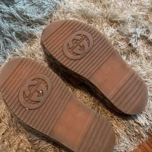 Sandals are lightly worn. purchased from  Neiman Marcus. No pets